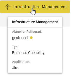 In diesem Screenshot ist ein erweiterter Tooltip zu sehen, der erscheint, wenn Sie den Mauszeiger über ein Zielobjekt bewegen.