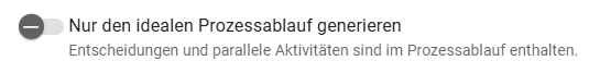 Der Screenshot zeigt einen Regler zur Erstellung von komplexen Prozessabläufen.
